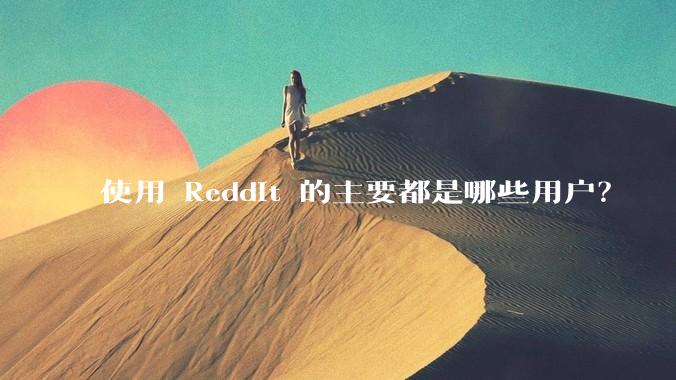 使用 Reddit 的主要都是哪些用户？