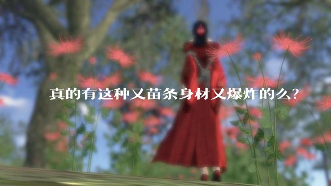 真的有这种又苗条身材又爆炸的么？