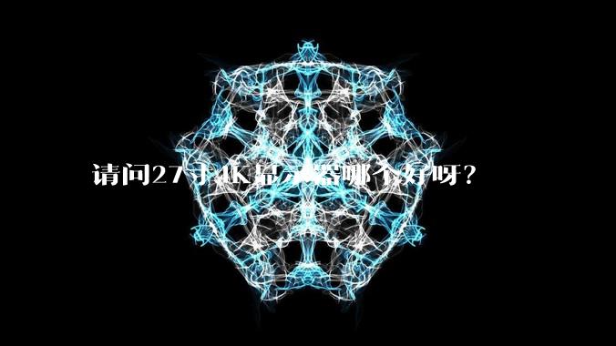 请问27寸4K显示器哪个好呀？