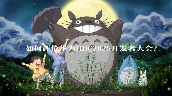 如何评价华为HDC2025开发者大会？